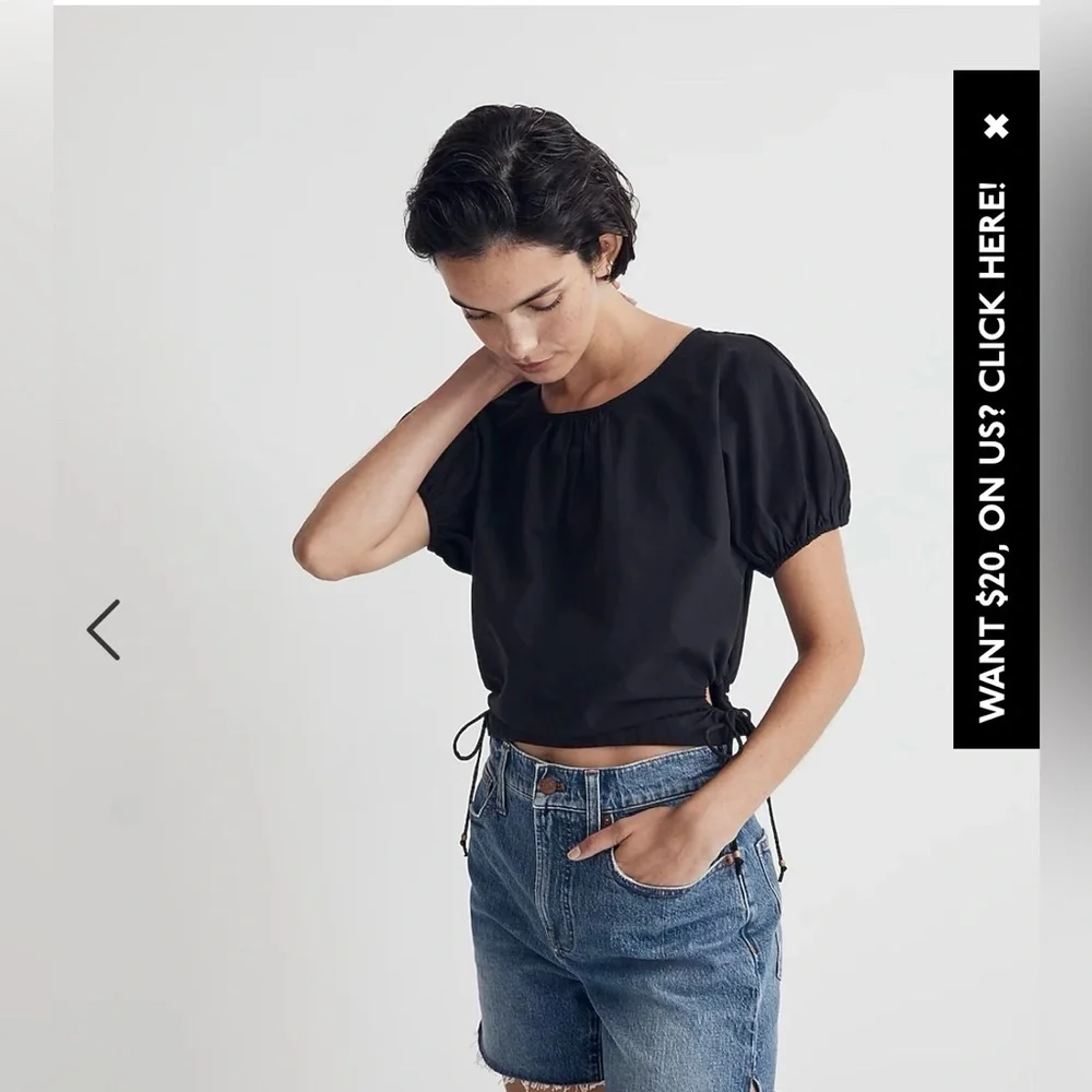 NWT Madewell jewel top  Size small